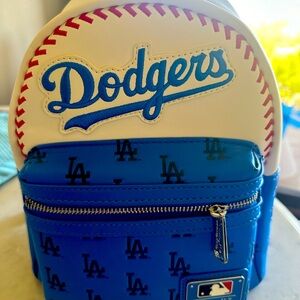 MLB LA Dodgers Baseball Mini Backpack